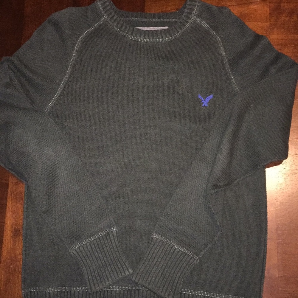 American Eagle Cotton Crew-Neck Sweater